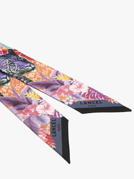 Zijden Lint Jungle 82x5,5cm Lancel Veelkleurig charms A13877 ander zicht 1